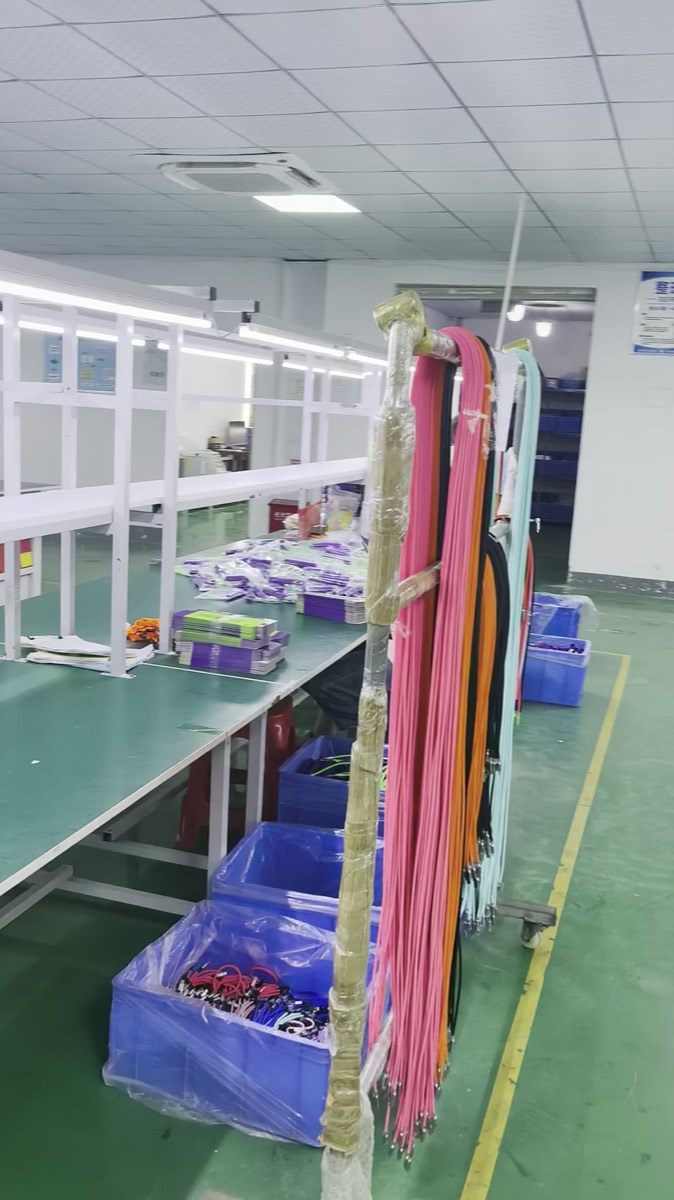 Cable materials and production workstations from our workshop footage